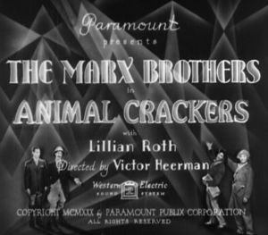 Animal Crackers Main Title