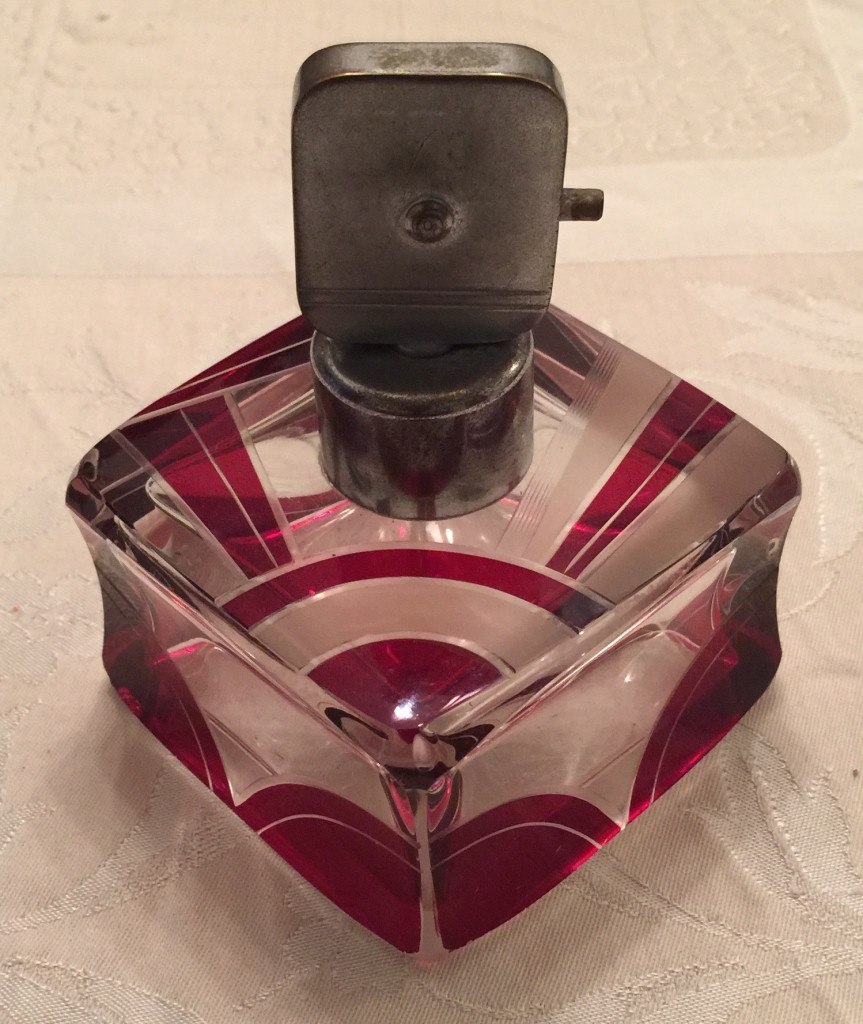 Possible Karl Palda Czech glass perfume bottle