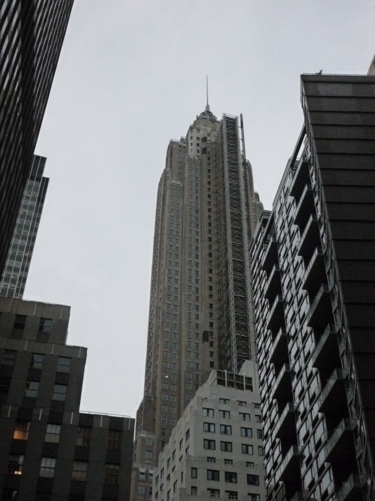 The Cities Service Building looking south on Pearl Street.