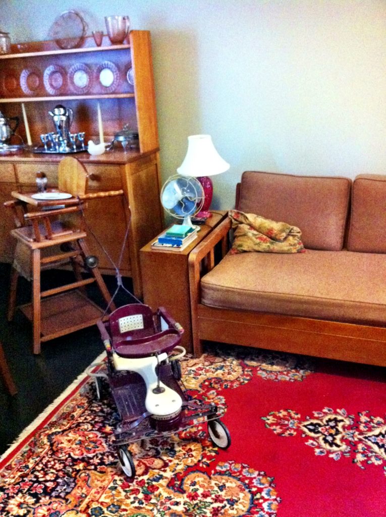 Interior of the Greenbelt Museum's 10B Crescent Road House Tour.