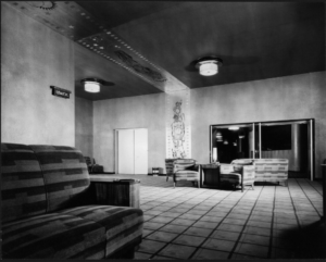 Second mezzanine lounge, R-K-O Roxy, 1932.