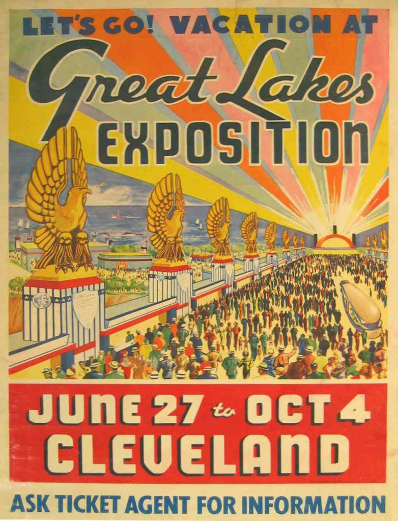 Poster for the Great Lakes Exposition.