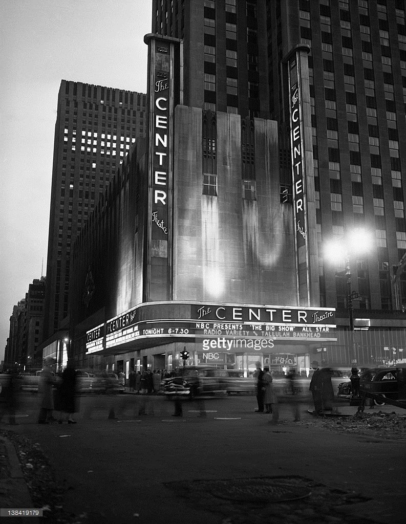 The Center Theatre in November of 1950.