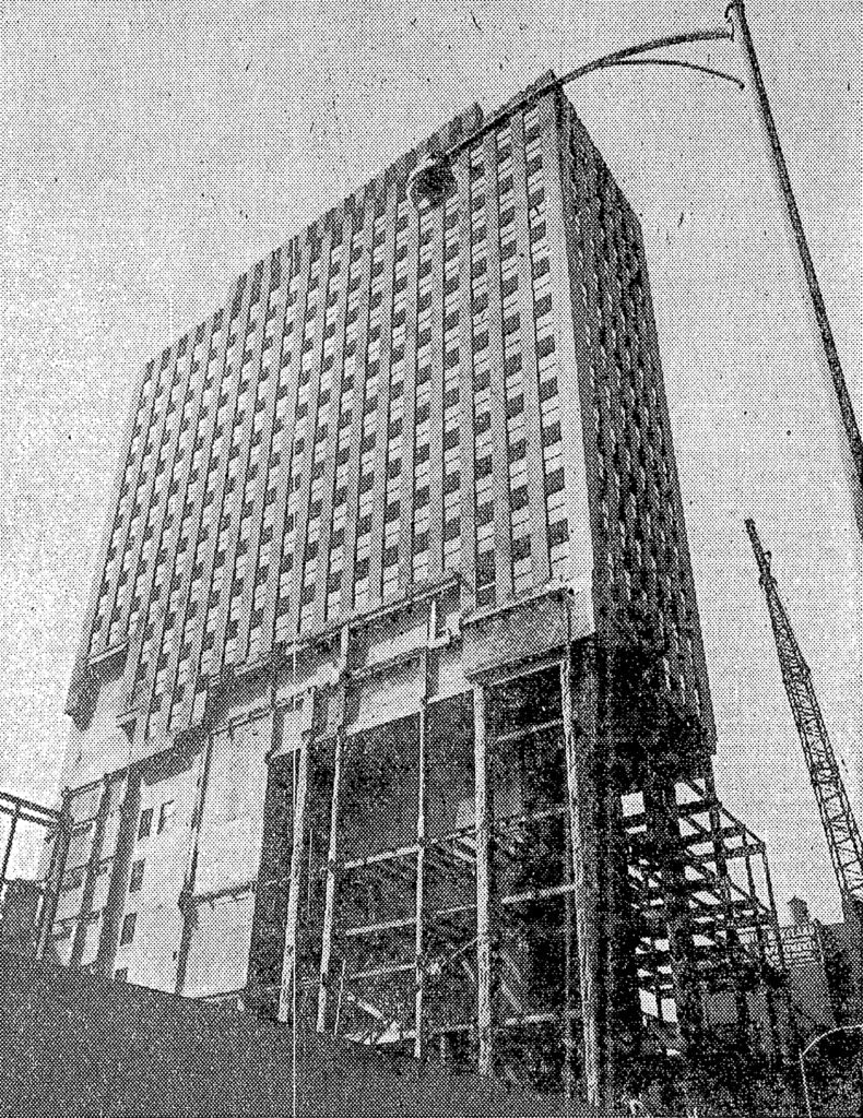 U.S. Rubber Building in October, 1954.