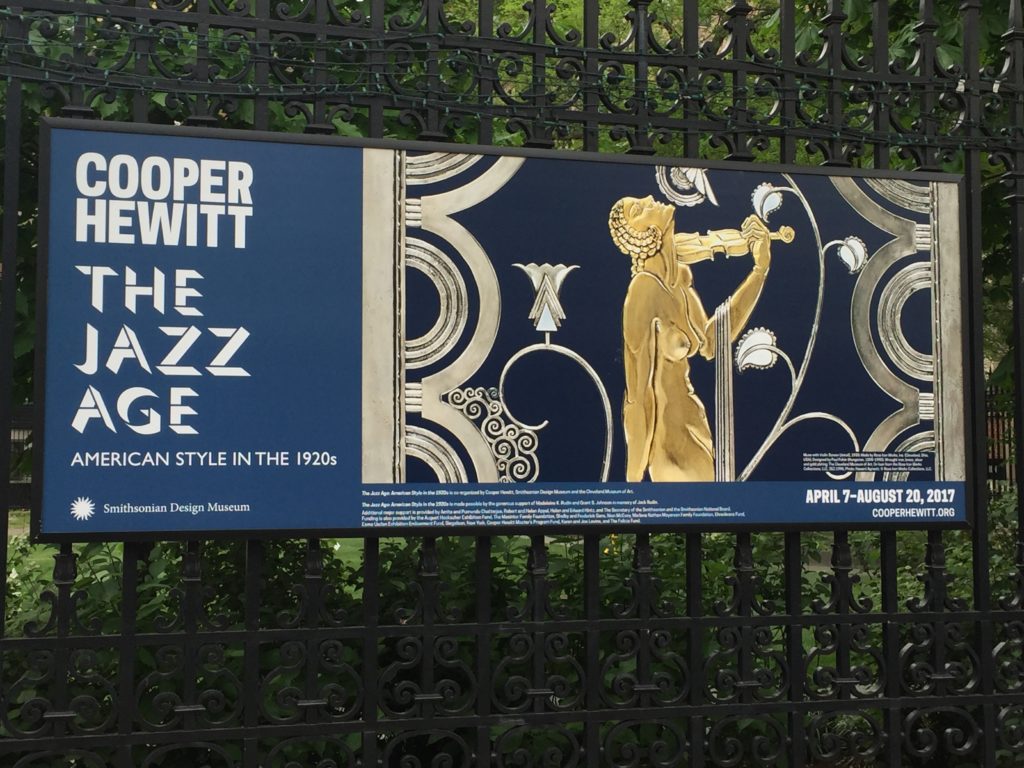 The Jazz Age exhibition now at the Cooper Hewitt.