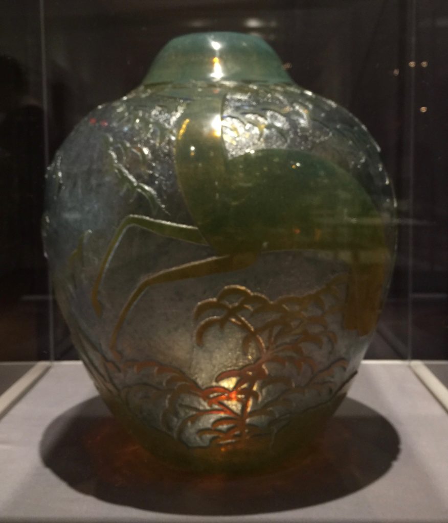 Daum Frères glass vase, circa 1925 -1 930.