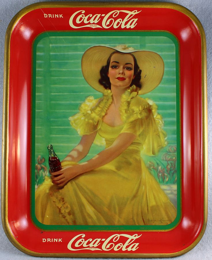 1938 Coca-Cola Tray.