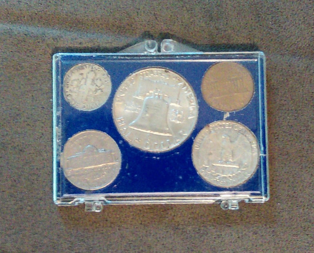 Coin set reverse, 1963.